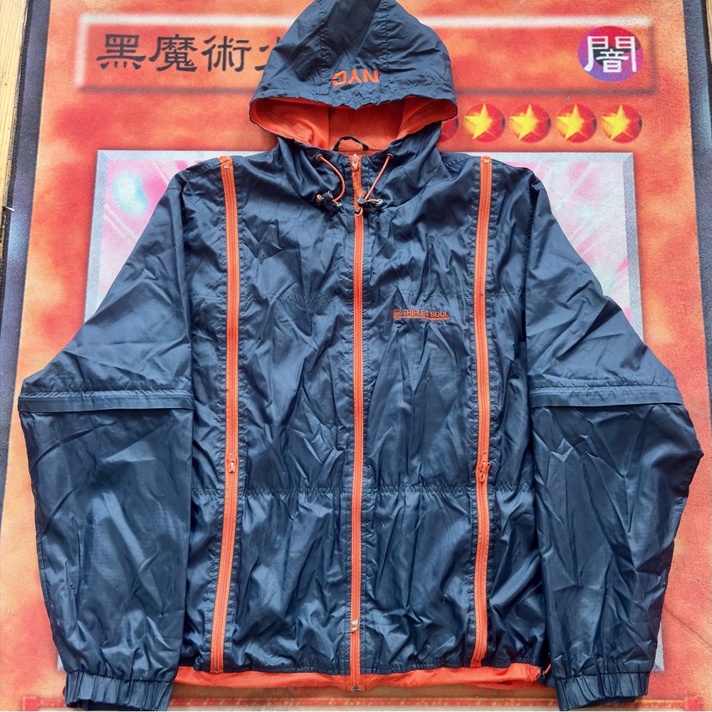 Triple Five Soul NYC Multiple Zipper Windbreaker